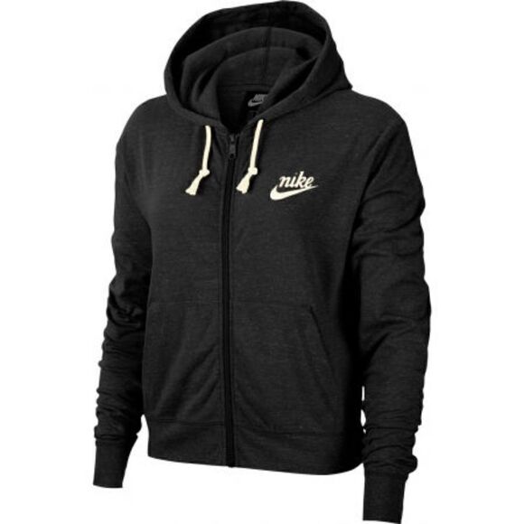 Nike Sportswear Vintage Classic Women's Hoodie Heather Black New CJ1691-010 - Picture 5 of 9
